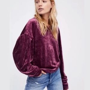 We the free , free people velour top